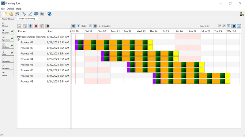 Lucullus software provides sampling management and process planning , schedule your sampling for your process in advanced